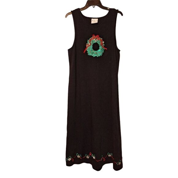 Westbound Cotton Wreath &Bells Dress - Picture 1 of 4